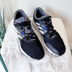 Adidas - Aerobounce 2 Running Shoes Men Low-top (Black/Gray/White)